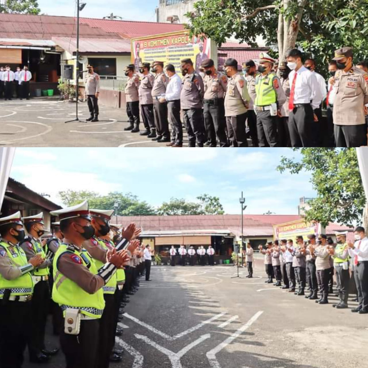 Wakapolres Padangsidimpuan Pimpin Apel Pagi, Ini Arahannya