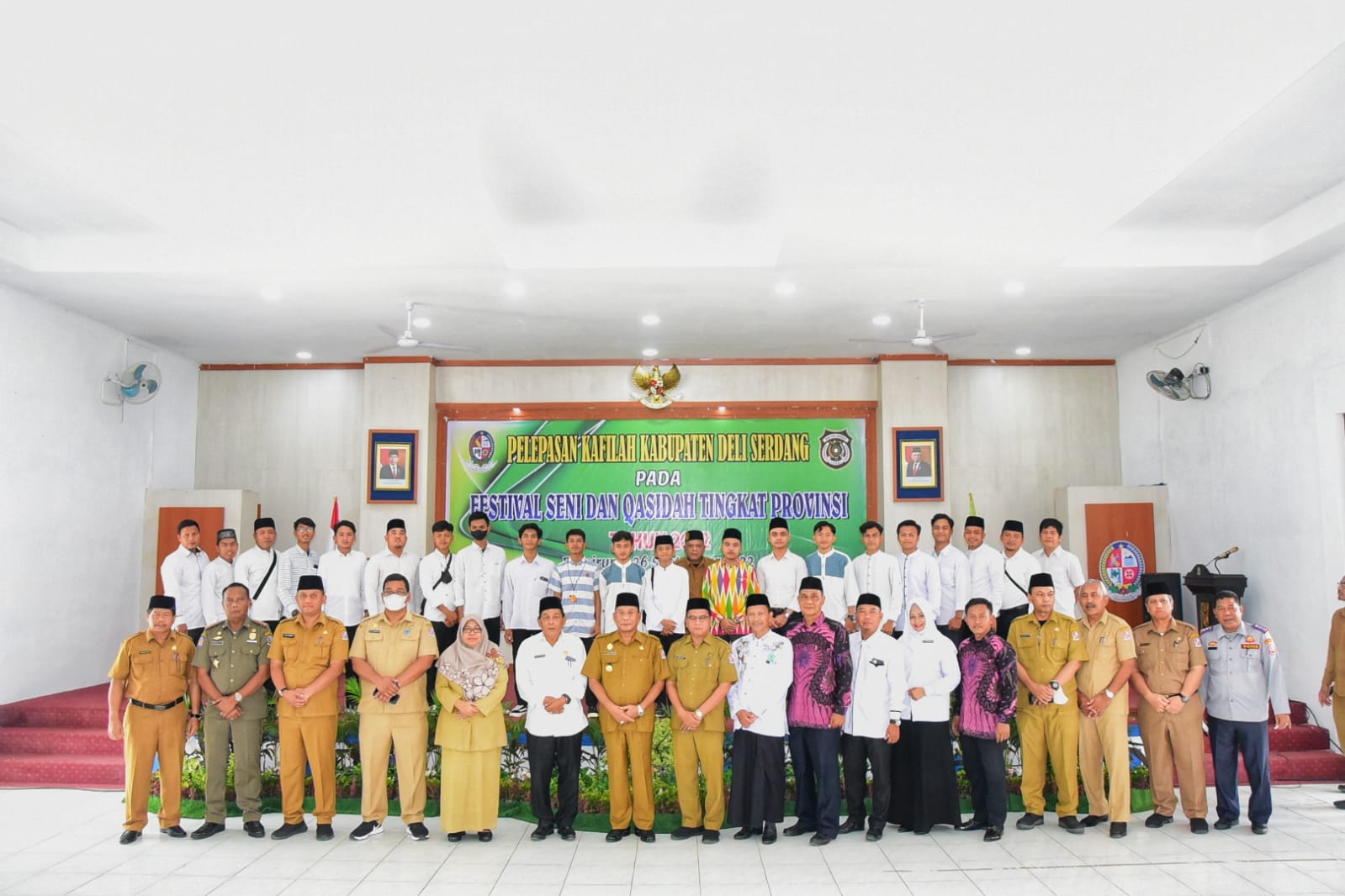 Bupati Lepas Kafilah Deli Serdang Ikuti FSQ Sumut 2022