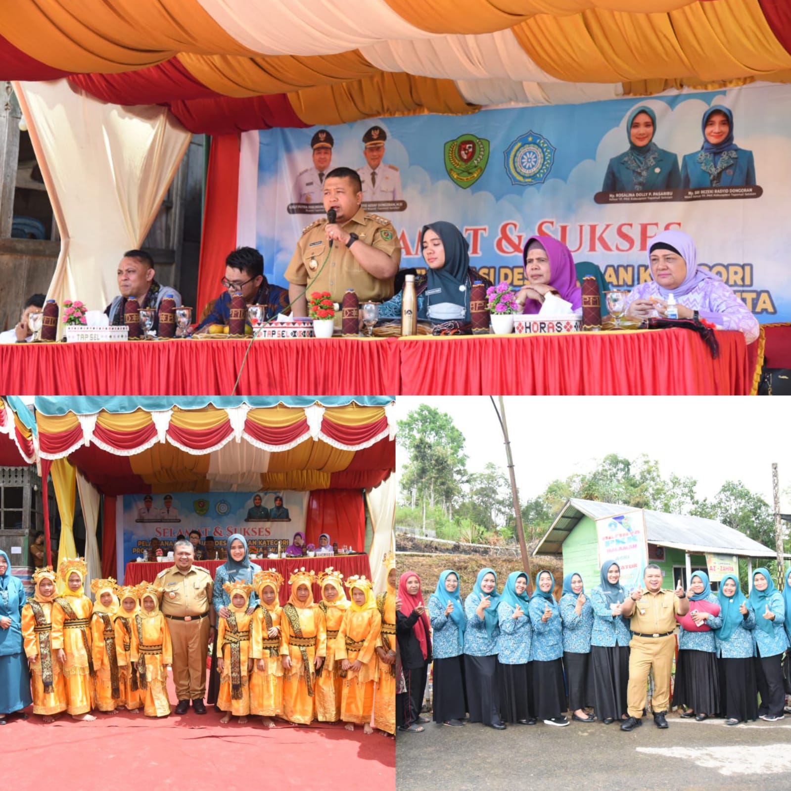 Tim Evaluasi Desa Binaan PTP2W-KSS Provsu Nyatakan Salut Atas Kekompakan Warga Desa Batang Parsuluman
