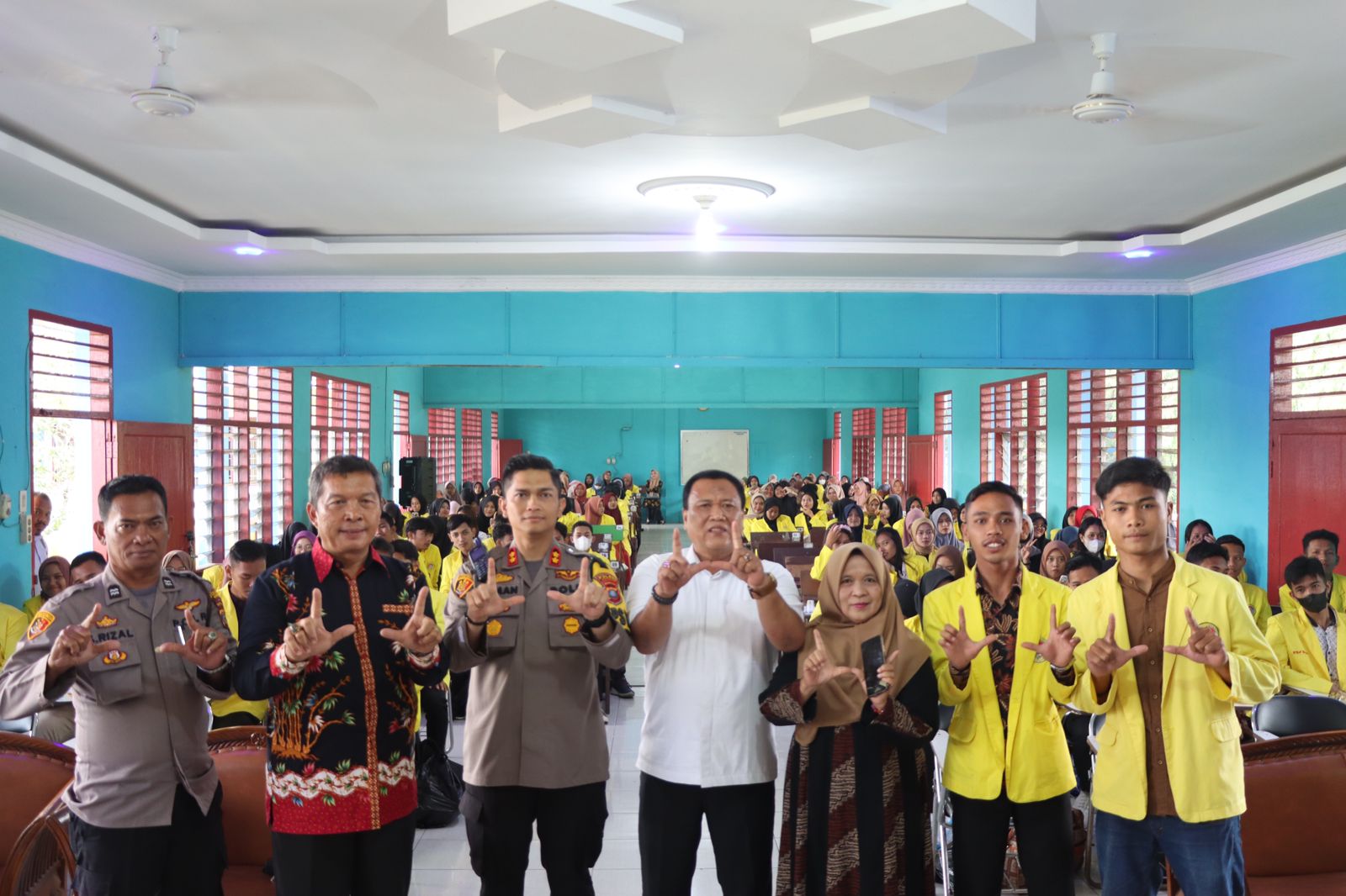 Kapolres Berikan Pembekalan Kepada Mahasiswa/i baru FKIP Universitas Asahan