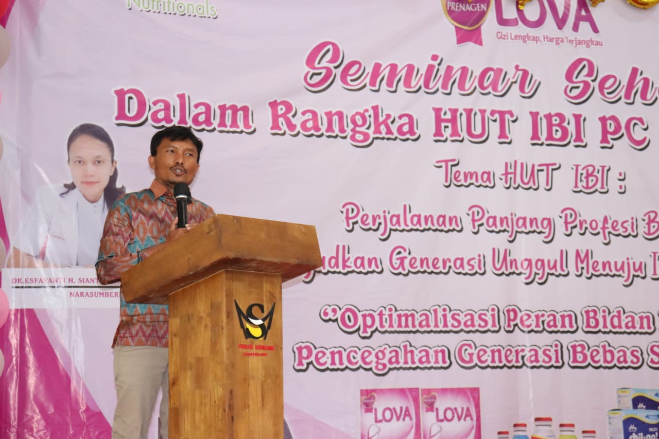 Hadiri HUT ke-71 Ikatan Bidan Indonesia,Wabup Toba Berharap Bidan Fokus Cegah Stunting