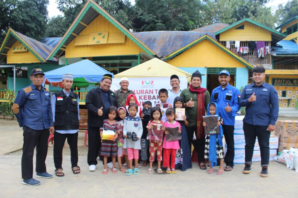 DD Waspada Gulirkan Bantuan Bagi Puluhan Anak Penyintas Kebakaran di Langkat