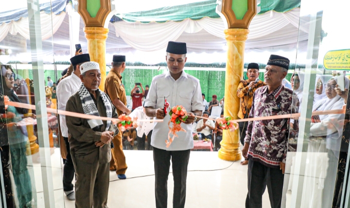 Resmikan Masjid Al-Ihsan Simpang Kapok, Musa Rajekshah Ingatkan Hal Ini