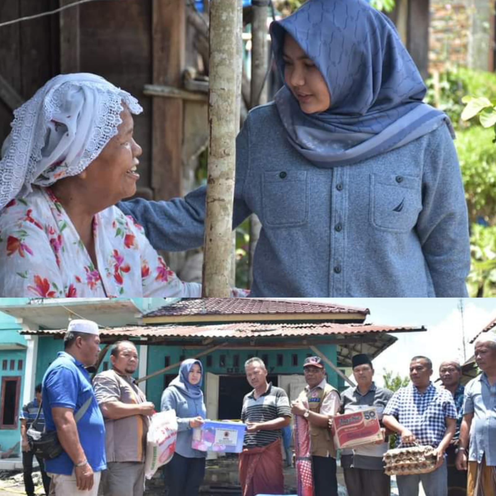 Wakil Bupati Serahkan Bantuan Korban Kebakaran di Lumban Dolok Siabu