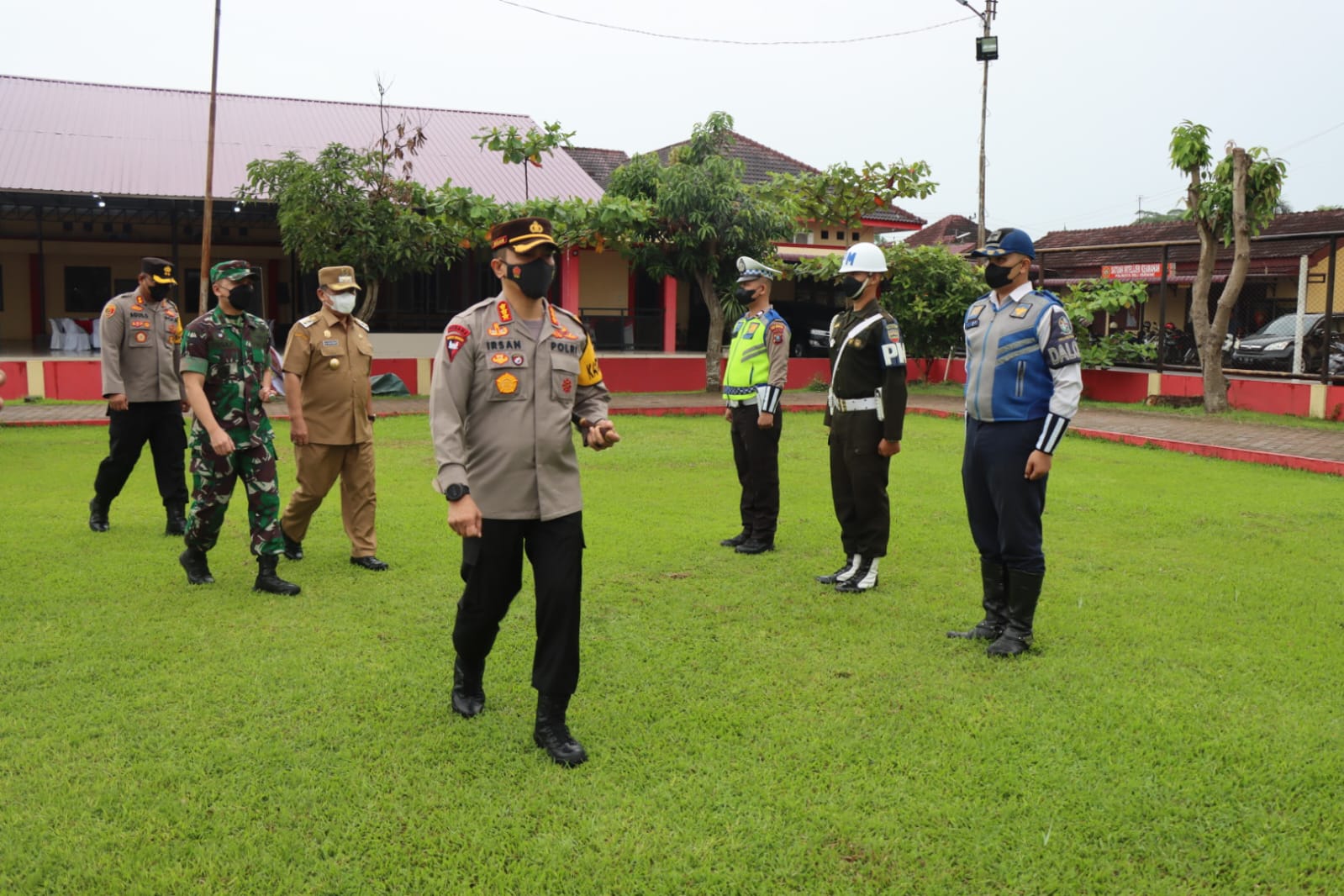 Kapolresta Deli Serdang Pimpin Apel Gelar Pasukan Operasi Zebra Toba 2022