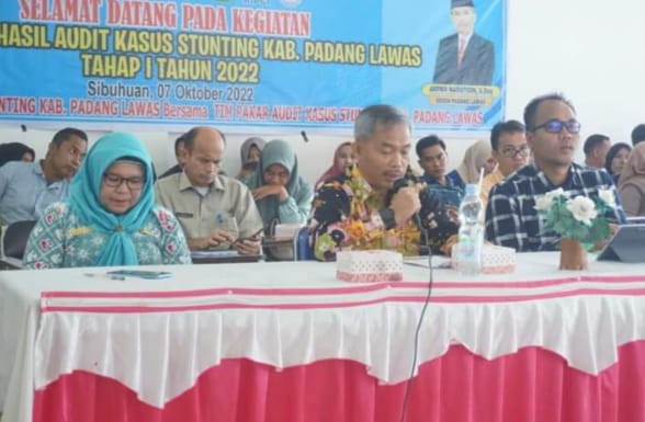 Acara Diseminasi Audit Kasus Stunting Tahap I Kabupaten Palas Tahun 2022 Di Buka Sekda, Ini Penjelasannya