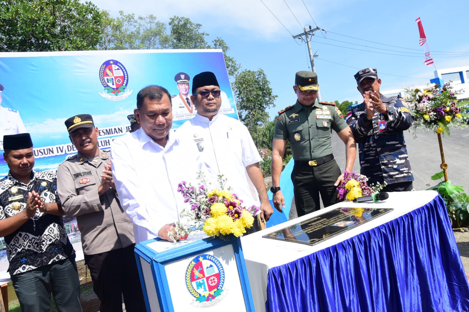 Bupati Resmikan Operasional Jembatan Pantai Serambi Deli Senilai Rp3,5 M
