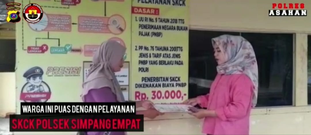 Pelayanan SKCK Polsek Simpang Empat Mendapat Apresiasi Positif Dari Masyarakat