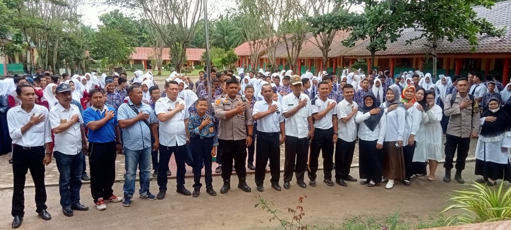 Bahaya Narkoba Dan Tawuran, Kapolsek Kota Kisaran Kunjungi Sekolah SMPN 2 Suka Damai