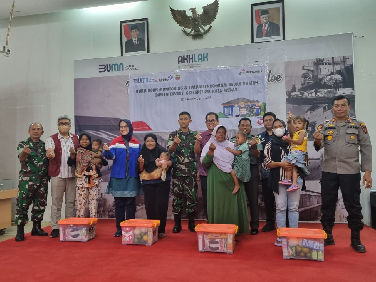 Pertamina Peduli, Lakukan Bedah Rumah dan Intervensi Gizi Spesifik di Kota Medan dan Kabupaten Deli Serdang