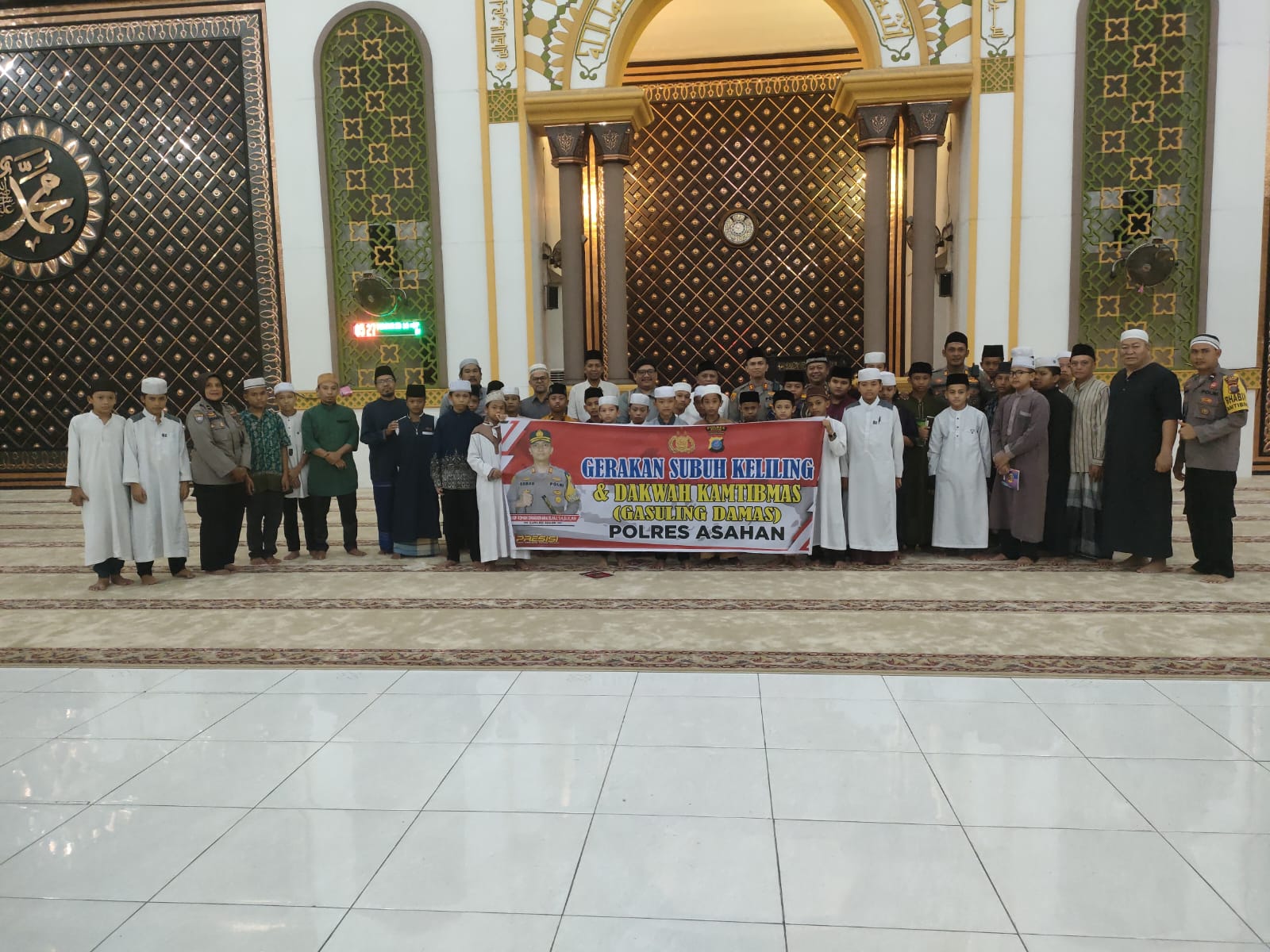 Kapolres Asahan Gasuling Damas Di Masjid H. Ahmad Bakri Kisaran, Ini Tujuannya