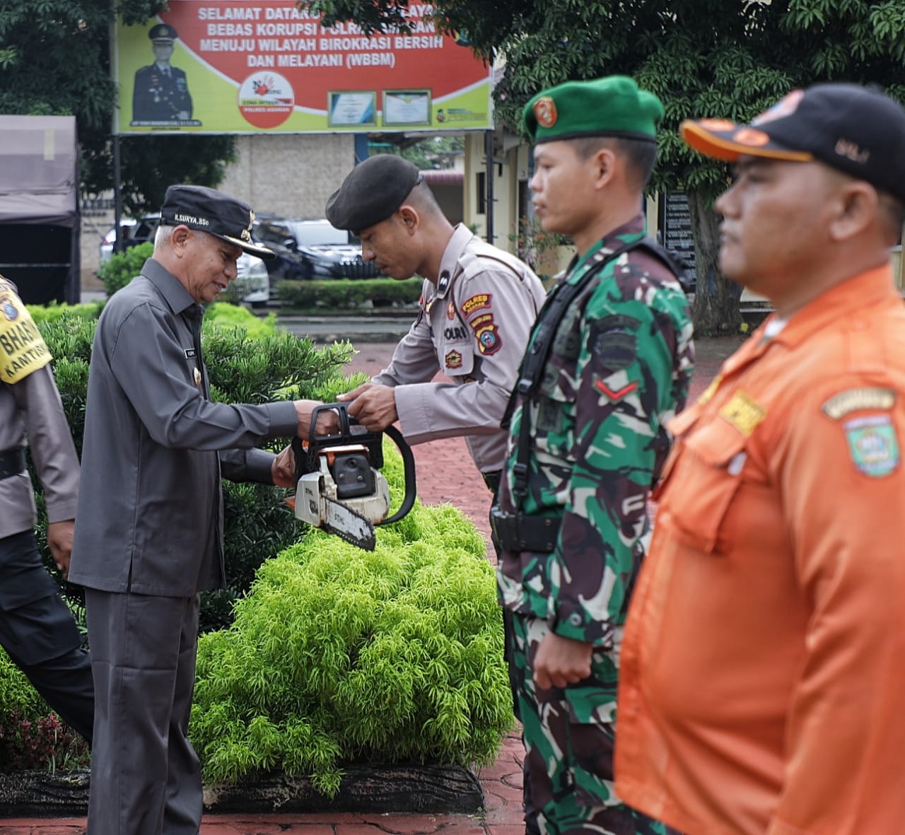 Bupati Asahan Pimpin Apel Kesiapan Penanggulangan Bencana Alam Wilayah Asahan