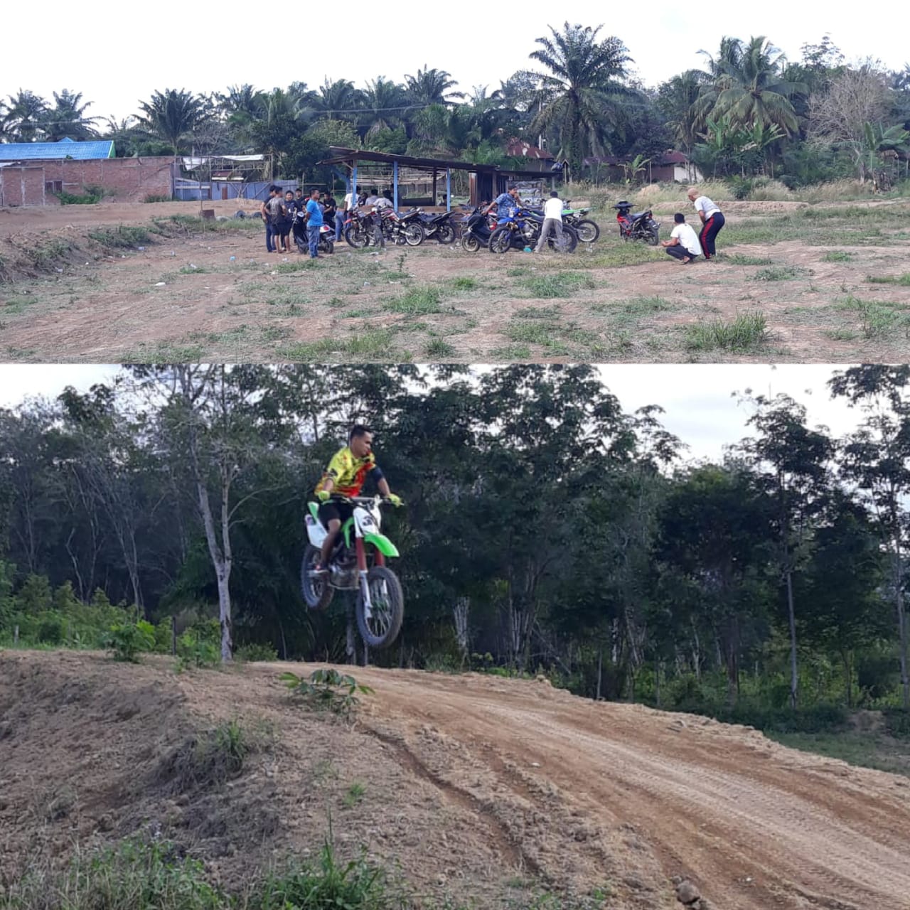 PT SINAR HALOMOAN PERSIAPKAN SIRCUIT MOTOR CROSS  DI PADANG LAWAS