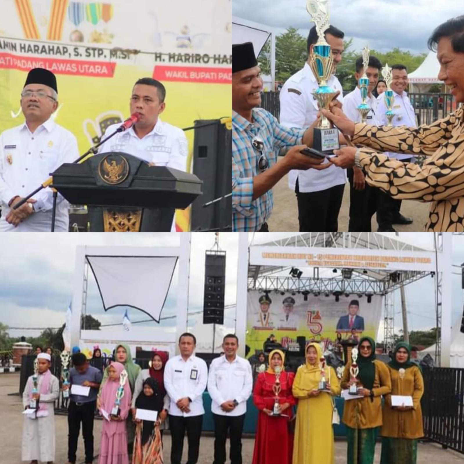 Bupati Paluta Resmi Tutup Pameran Pembangunan Hut Ke - 15