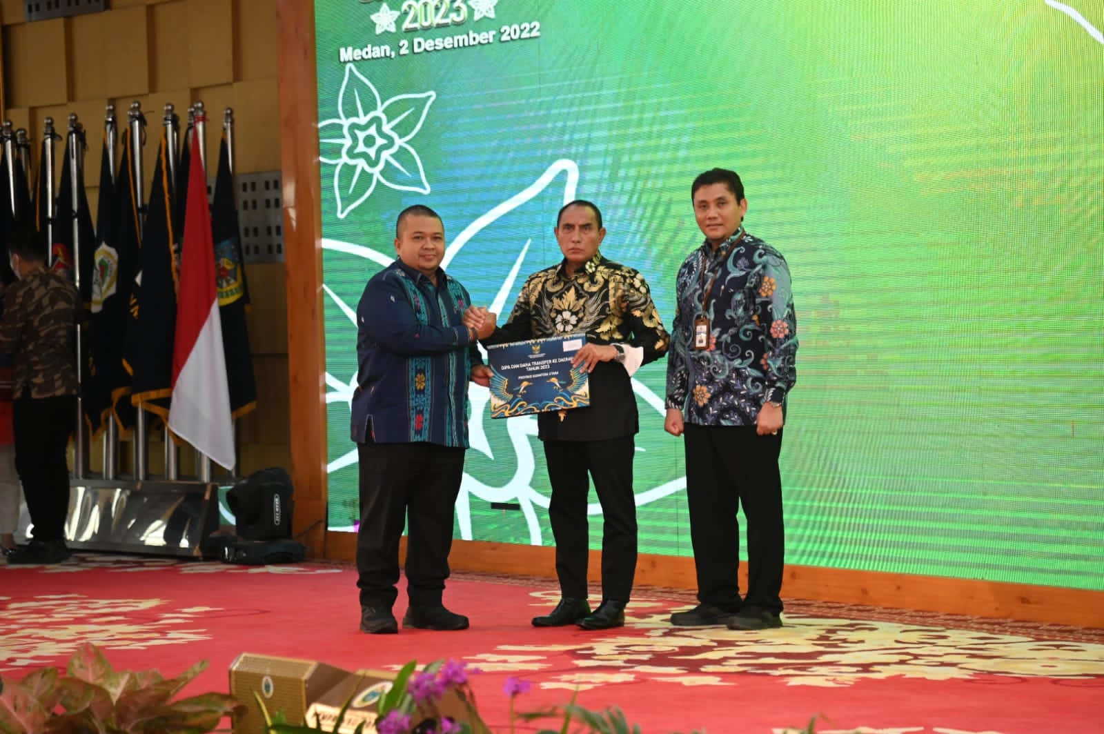 Bupati Tapsel Terima DIPA dan TKDD 2023