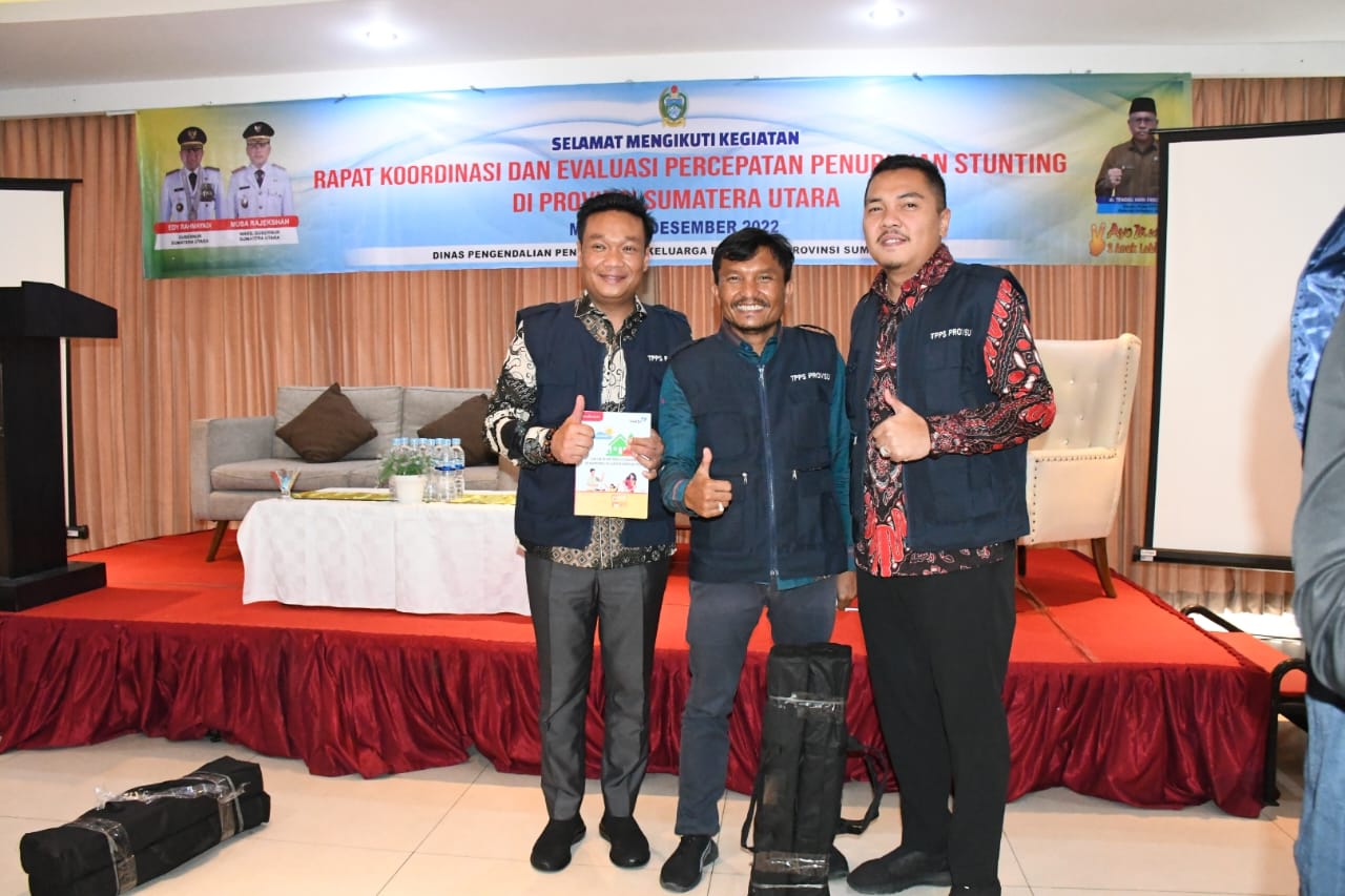 Wabup Toba Ikuti Rapat Koordinasi Evaluasi Percepatan Penurunan Stunting se-Provinsi Sumut