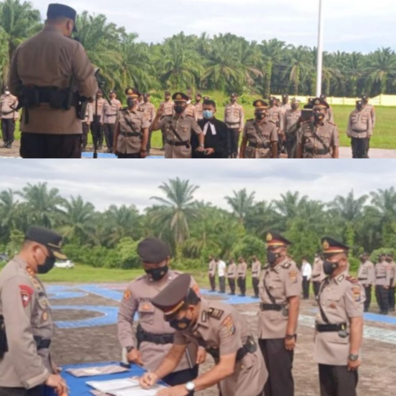 Kapolres Palas Pimpin Sertijab Dua Kasad,Ini Penjelasannya
