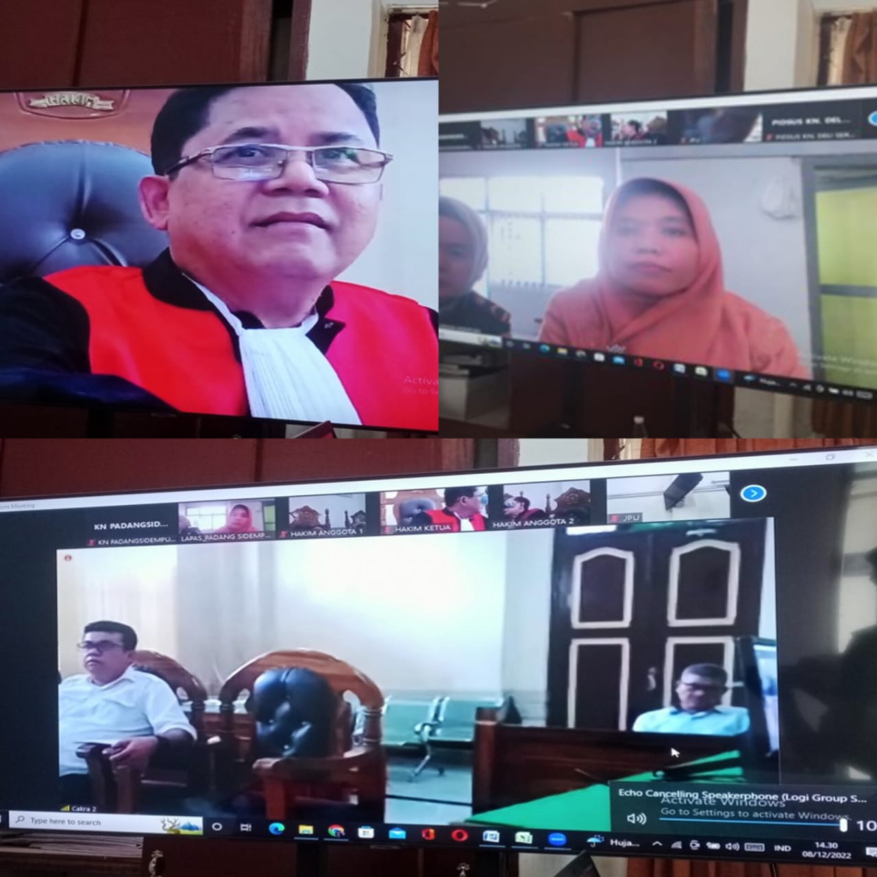 SS dan PH Dituntut Empat Tahun Enam Bulan Penjara, Usai Hasil Sidang Tipikor PN Medan