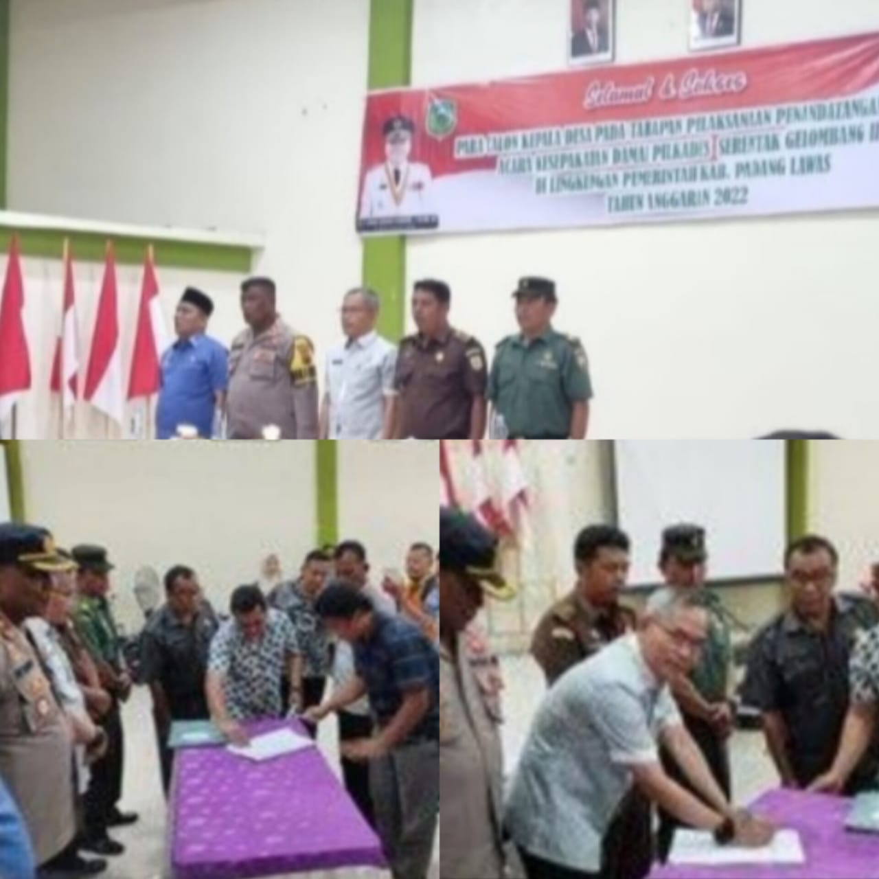 Pemkab Palas Gelar Deklarasi Pilkades Damai,Ini Pesan Plt Bupati