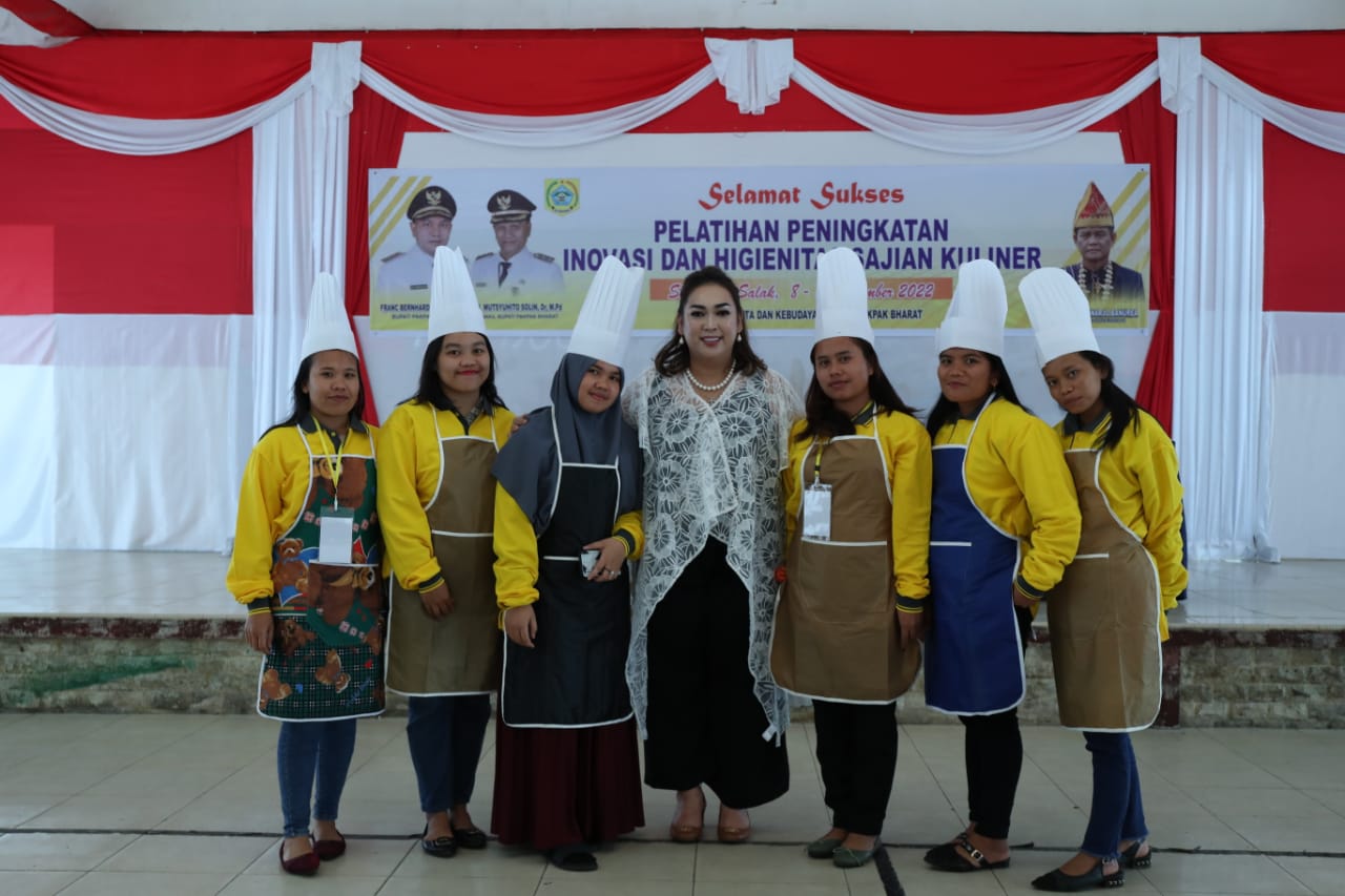 Pelatihan Peningkatan Inovasi Dan Higienitas Sajian Kuliner Begini Harapan Ketua TP PKK Pakpak Bharat