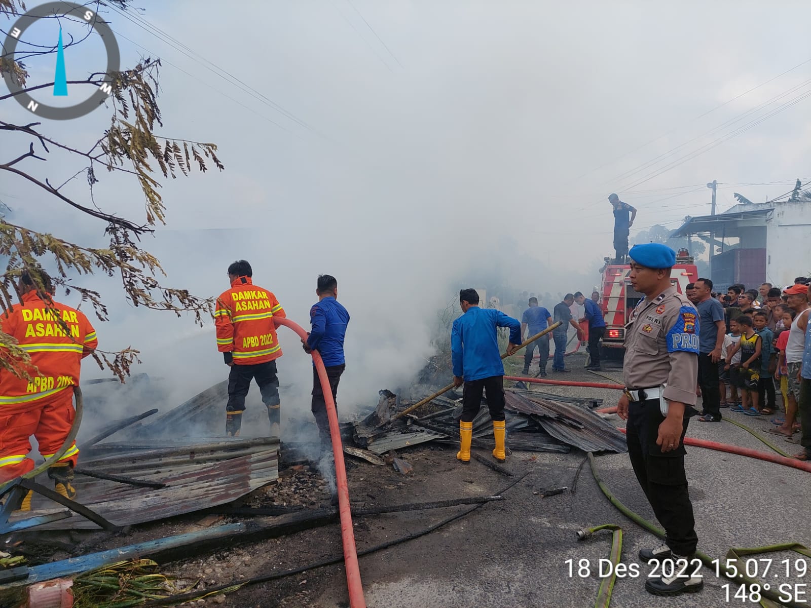 Rumah Kakek Kasman Ludes Terbakar, Kerugian Lebih Kurang 50 Juta