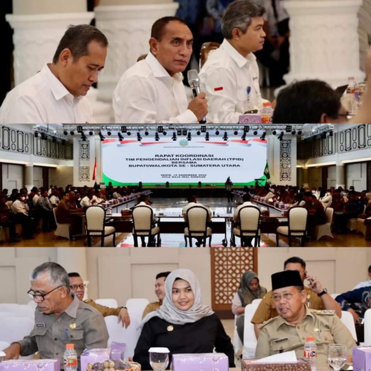 Wabup Madina Ikuti Rapat TPID di Medan,Ini Penjelasan Gubernur Sumatera Utara