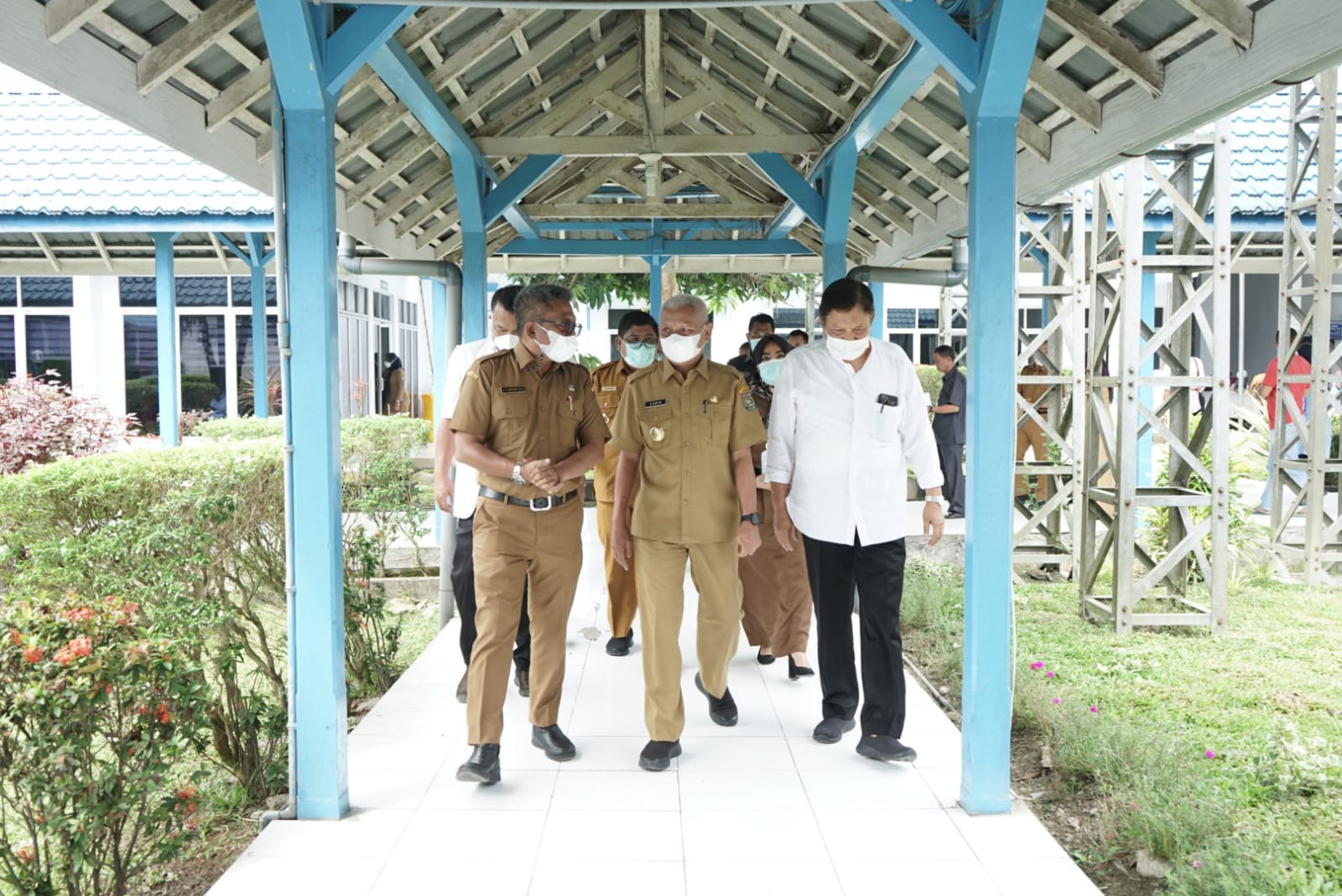 Bupati Asahan Silaturahmi Dan Tinjau Layanan Di UPTD RSUD HAMS Kisaran