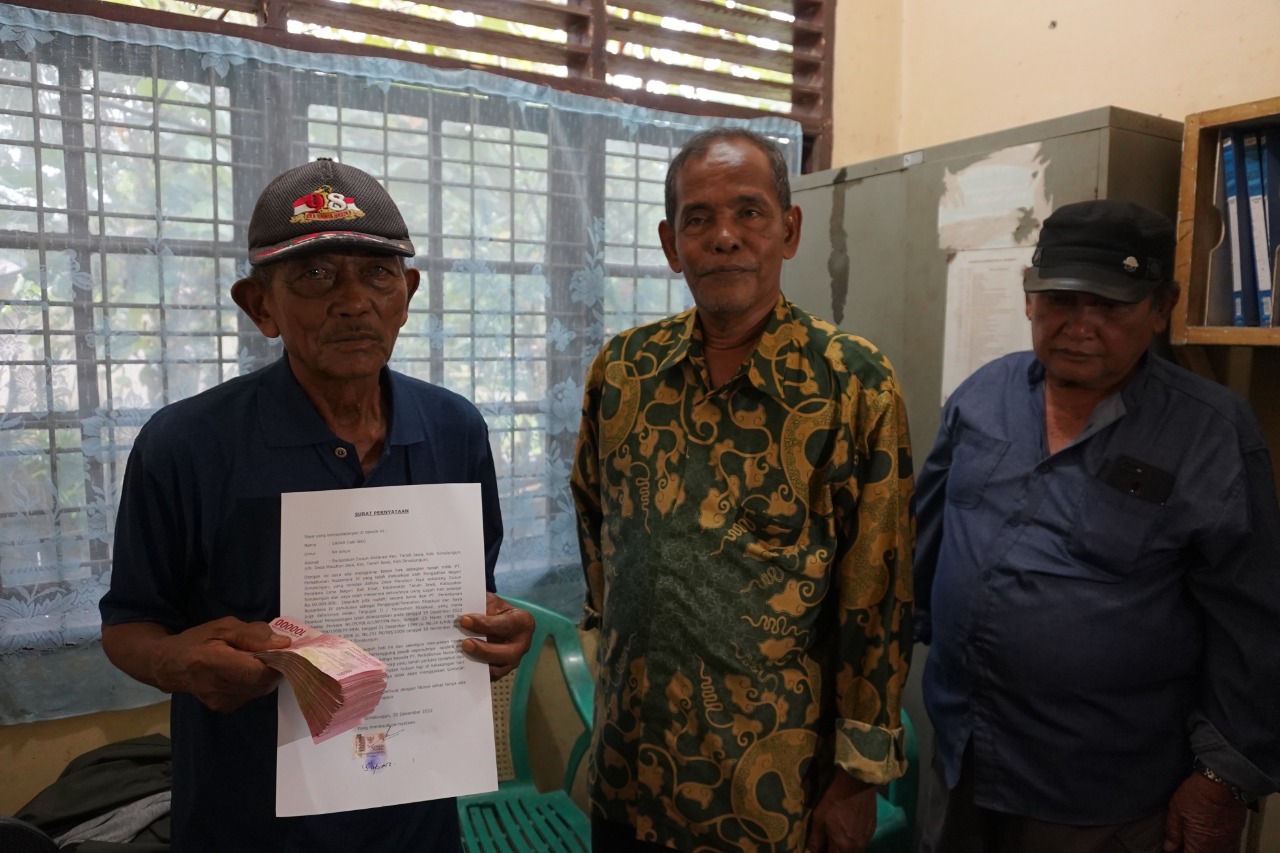 Suguh Hati Mengalir untuk Penggarap, Eksekusi Lahan PTPN IV Berlangsung Lancar