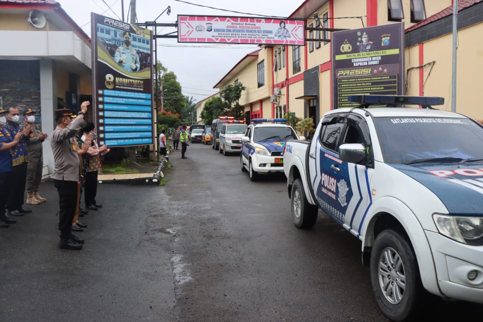Kapolresta Deli Serdang pimpin Apel Gelar Pasukan Ops Lilin Toba 2022