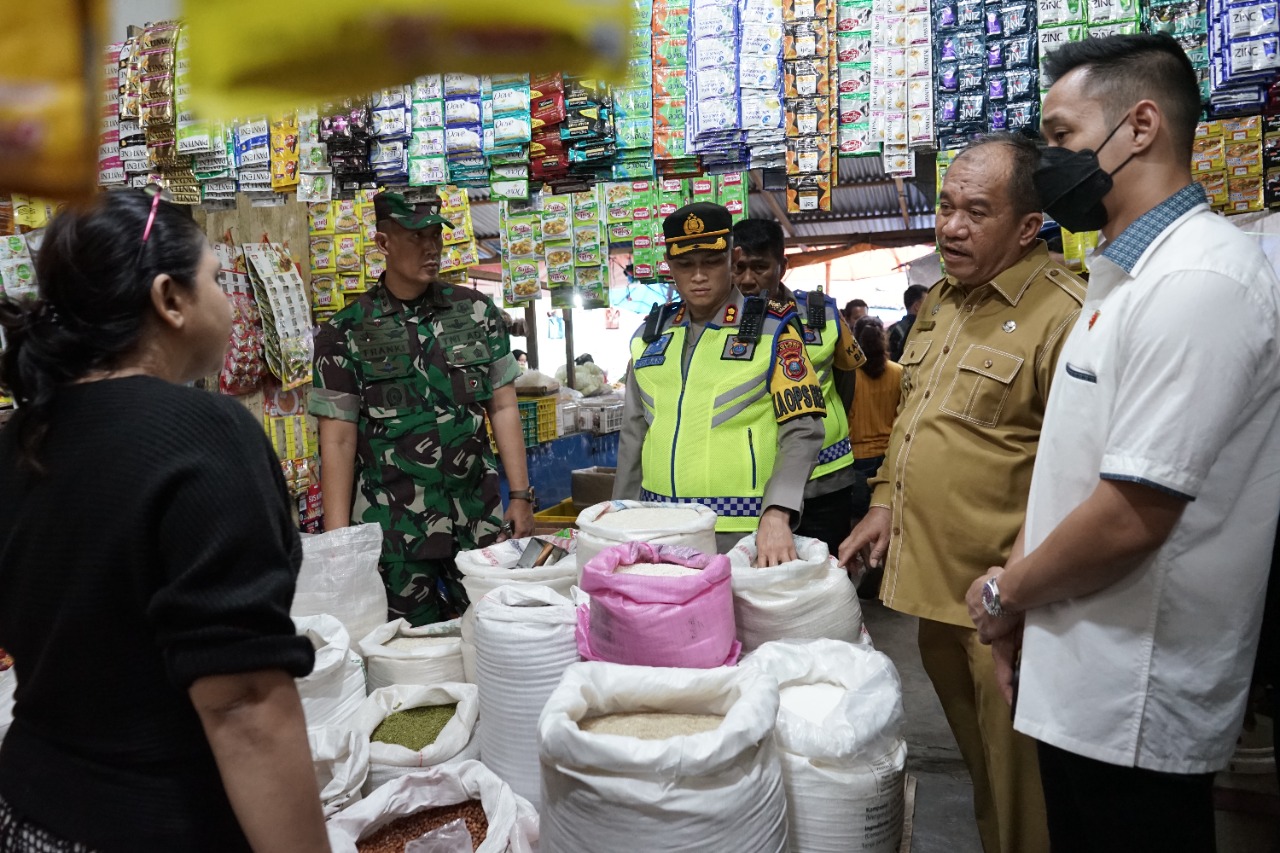 Wabup dan Forkopimda Asahan Lakukan Sidak Pasar