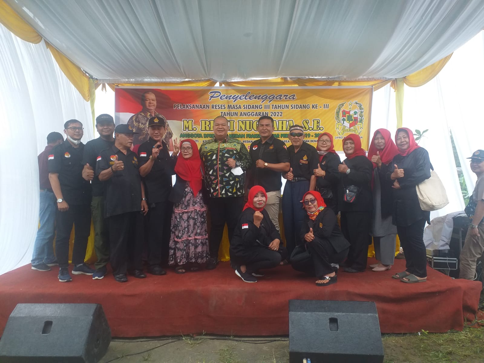 PENDAWA KEC.MEDAN AMPLAS MENGHADIRI UNDANGAN RESES ANGGOTA DPRD MEDAN
