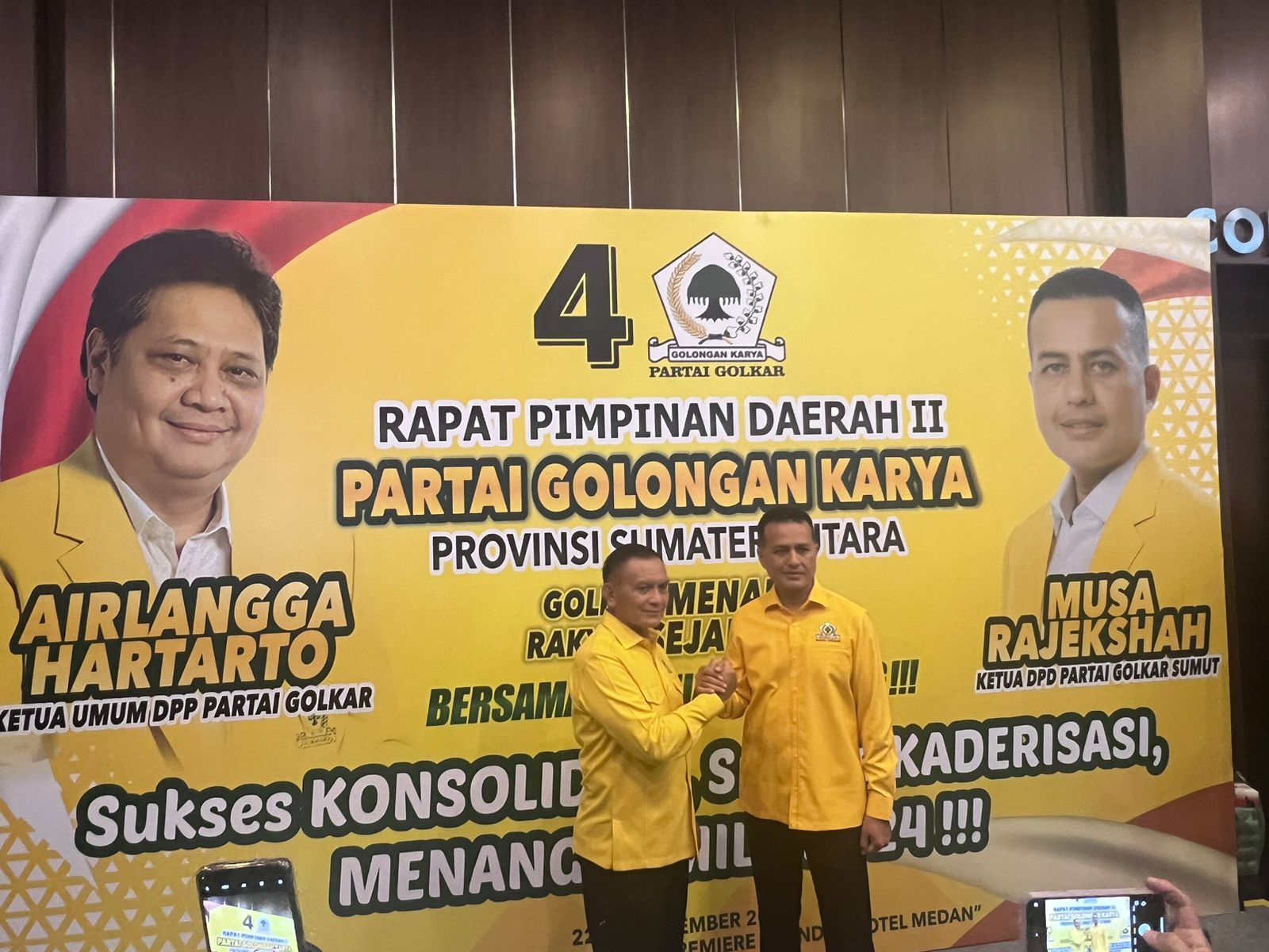 Teriakan Musa Rajekshah Gubernur Menggemuruh di Rapimda Golkar