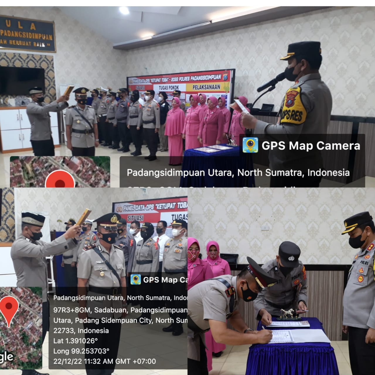 Kapolres Padangsidimpuan Pimpin Sertijab Kapolsek Batunadua, Ini Pesannya