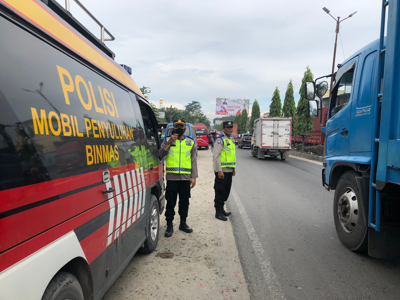Personil Sat Binmas Giat Binluh di Wilkum Polres Asahan