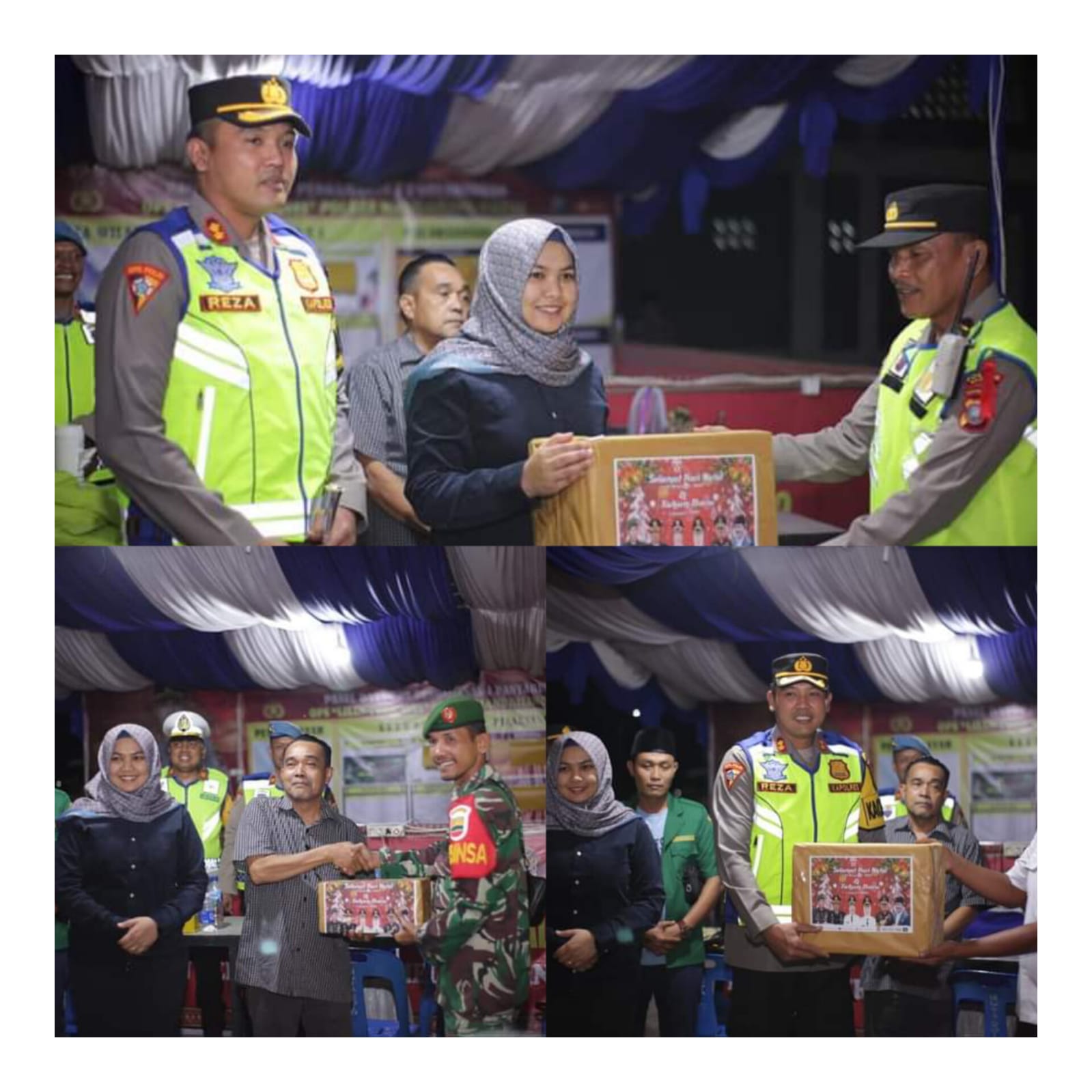 Wabup Atika Azmi Utammi Nasution bersama Forkopimda Madina Pantau Perayaan Natal dan Tahun Baru