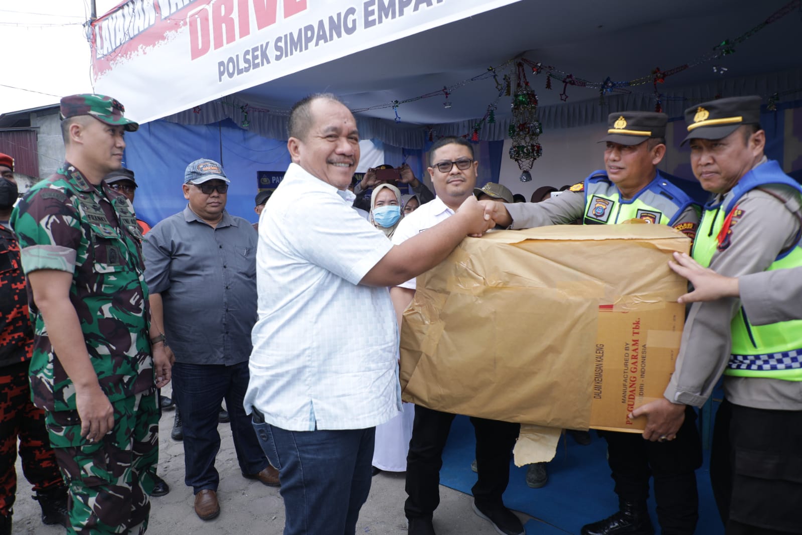Forkopimda Kabupaten Asahan Hadiri Open Hause di Kediaman Danlanal TB/AS