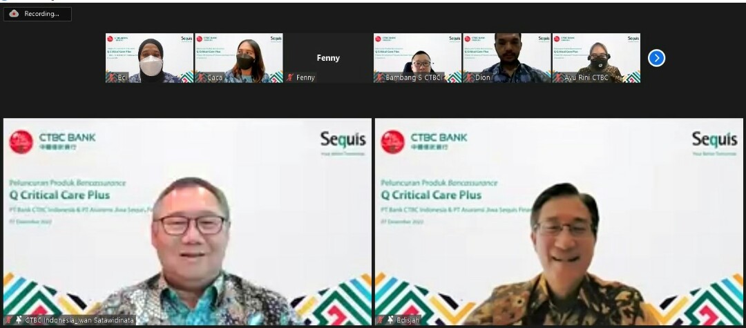 Sequis Financial Sediakan Asuransi Penyakit KritisÂ Â Q Critical Care Plus untuk Nasabah Bank CTBC Indonesia