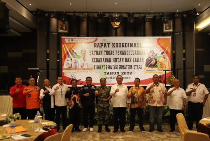 Rakor Satgas Penanggulangan Karhutla Sumut Diharapkan Hasilkan Rencana Aksi