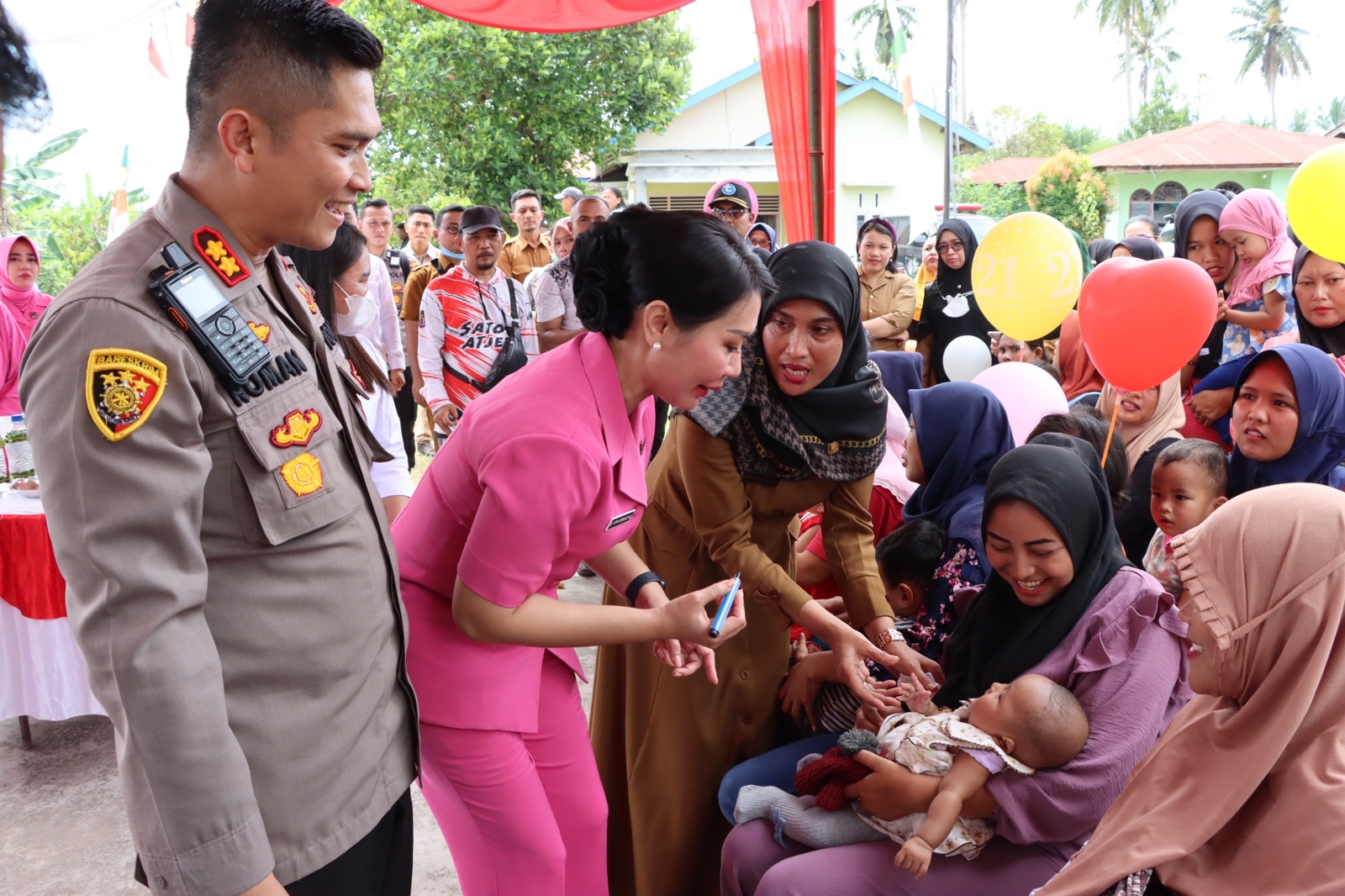 Pekan Imunisasi Nasional Polio dan Penanganan Stunting, Ini Keterangan Kapolres Asahan