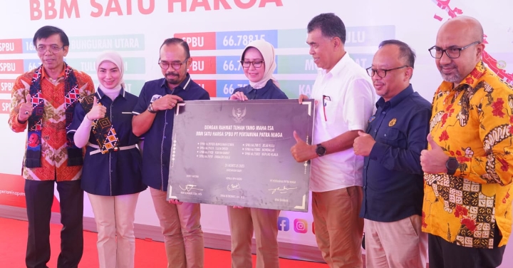 BPH Migas dan Pertamina Patra Niaga Resmikan Lembaga Penyalur BBM Satu Harga di Natuna