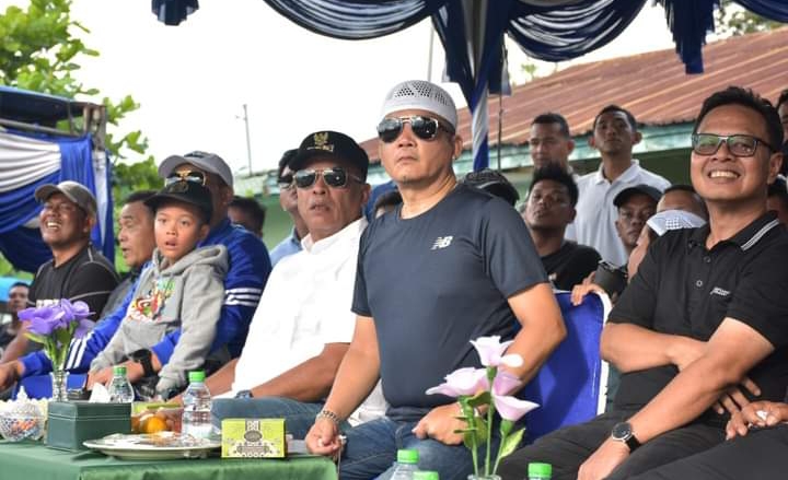Bupati Sukhairi Nasution Bersama Ketua DPRD Madina Saksikan Final Bupati CUP I, Sinar Merapi dan Sarak Matua Juara 1 Sepak Bola