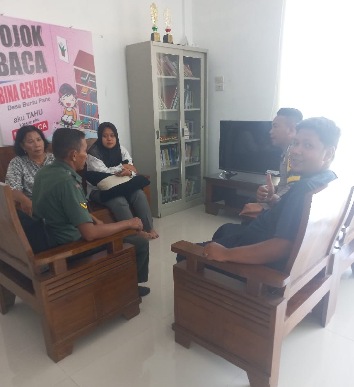 Bhabinkamtibmas Polsek Prapat Janji Sambang Desa atau Door to Door System