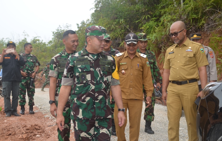 Tim Wasev Mabes TNI AD, Tinjau Sasaran TMMD Ke 118 Kodim 0309/Solok