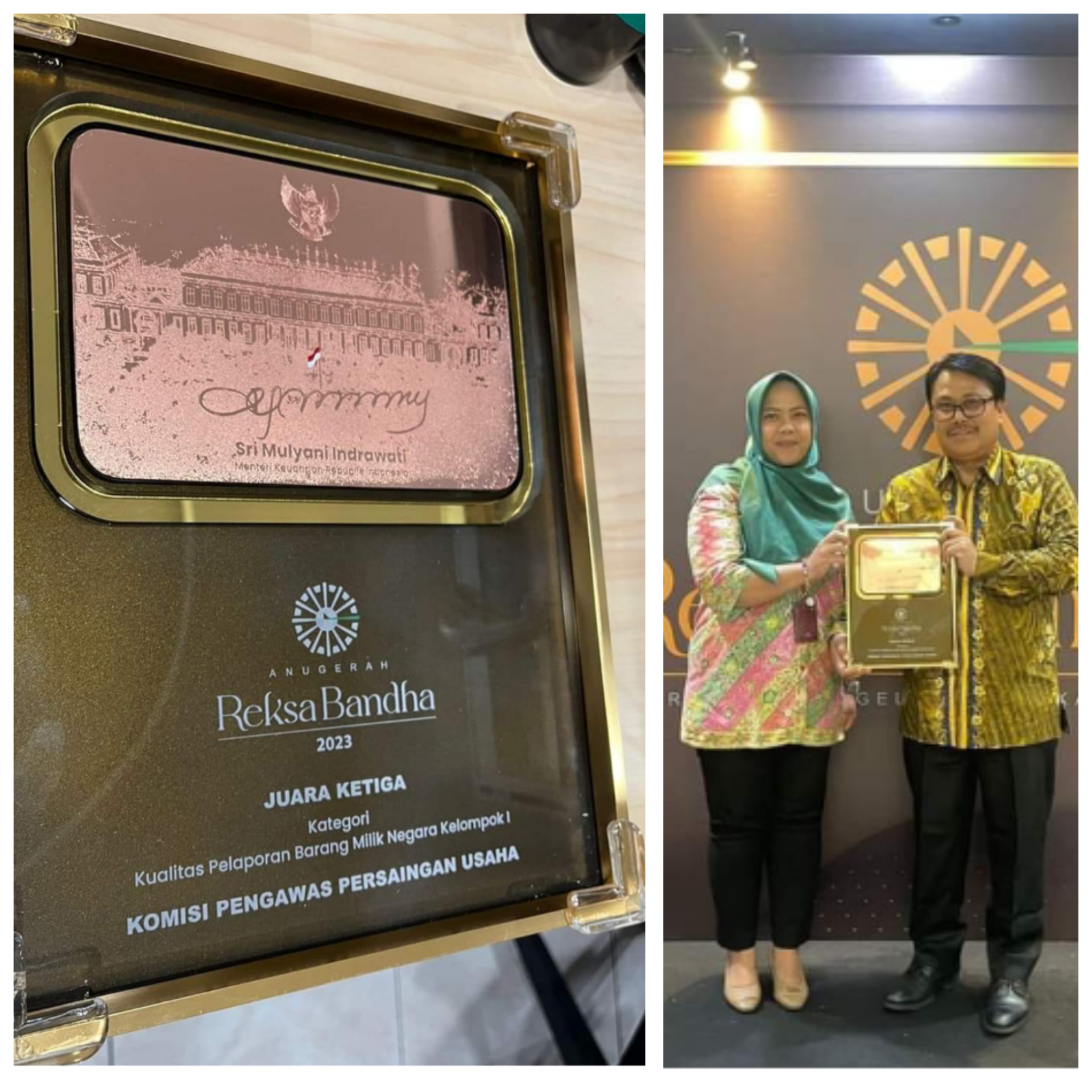 KPPU Terima Anugerah Reksa Bandha 2023