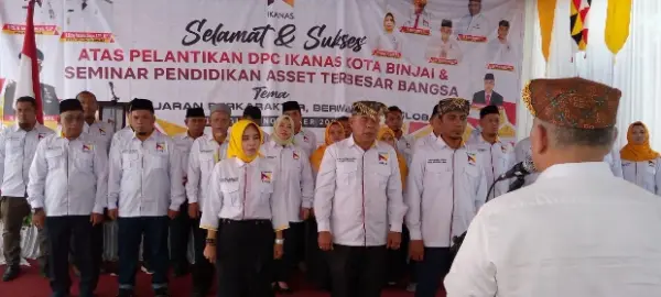 DPC Ikanas Kota Binjai Dilantik, Asren Nasution : Marga Nasution Bukan Kaleng-kaleng