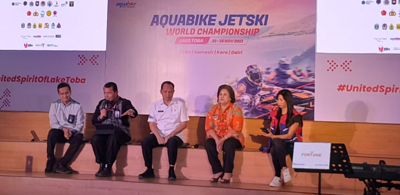 Aquabike Jetski World Championship 2023 di Danau Toba, Suguhkan Budaya Kearifan Lokal dan UMKM