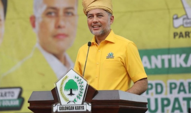 Golkar Beri Surat Tugas Jadi Cagub Sumut ke Musa Rajekshah