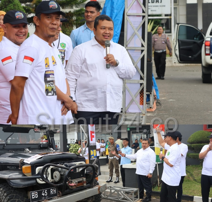 Bupati Tapsel dan Ketua DPRD Lepas 27 Peserta Off Road Jelajah Alam Siala Sampagul Extreme Adventure 2023, Dolly Pasaribu : 