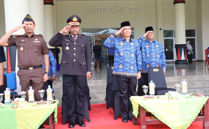 Waka Polres Palas Hadiri Upacara HUT KOPRI ke 52 dan HUT PGRI Ke 58,Kompol Sugianto : Dukung penuh mencetak Generasi yang Kwalitas dan Potensi Maksimal