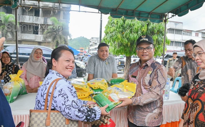 Jelang Nataru, Pemko Padangsidimpuan Antisipasi Lonjakan Harga, Pj Walikota Letnan Dalimunthe : Laksanakan Giat Gerakan Pangan Murah